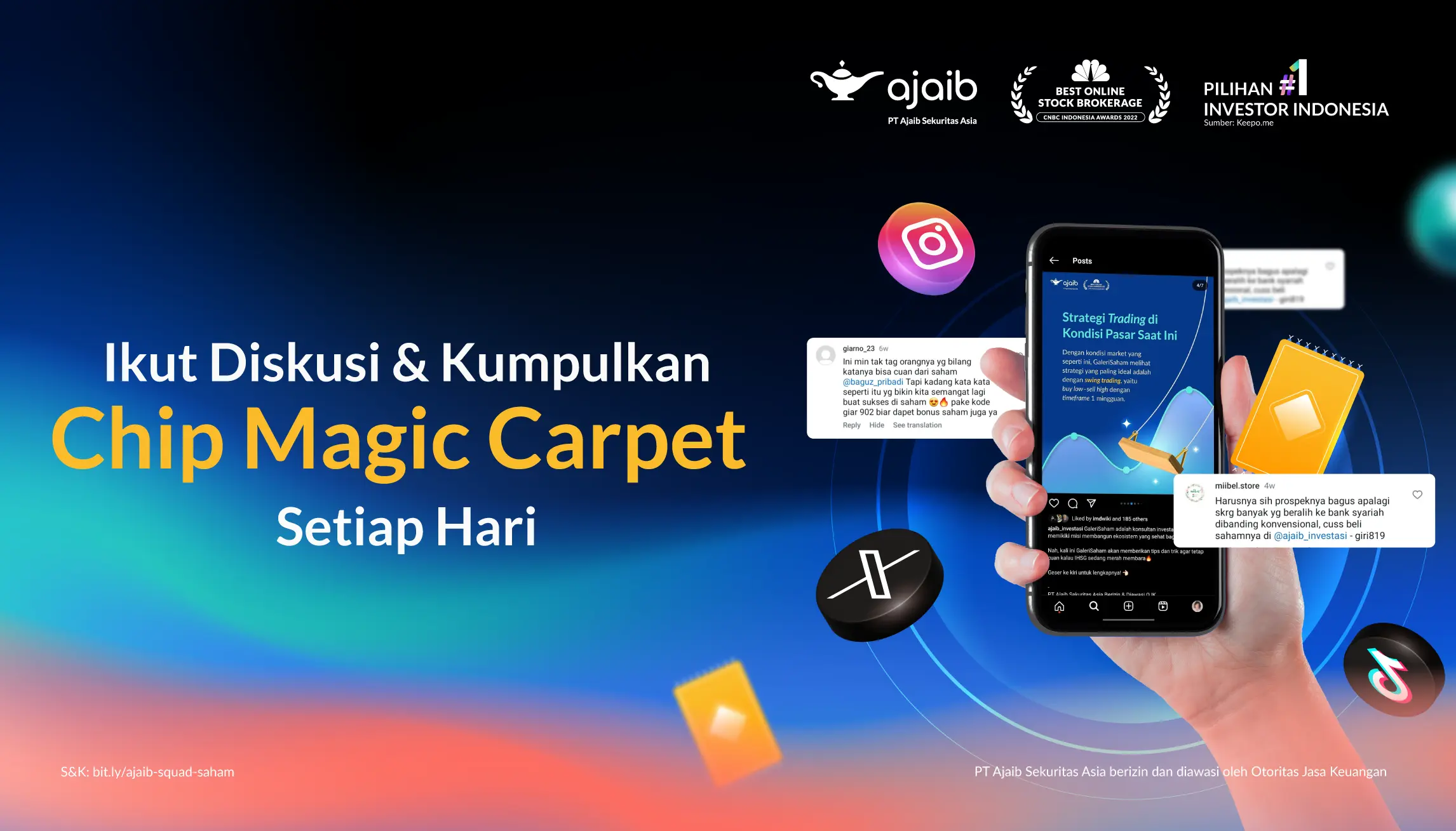 Ajaib Squad: Ikut Diskusi & Kumpulkan Chip Magic Carpet Setiap Hari