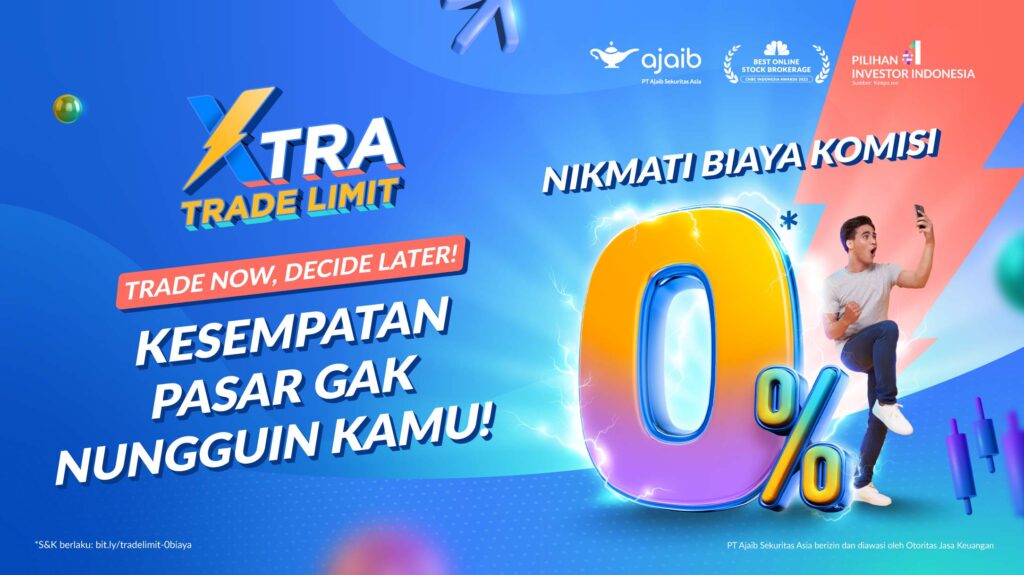 XTRA trade limit 0% biaya
