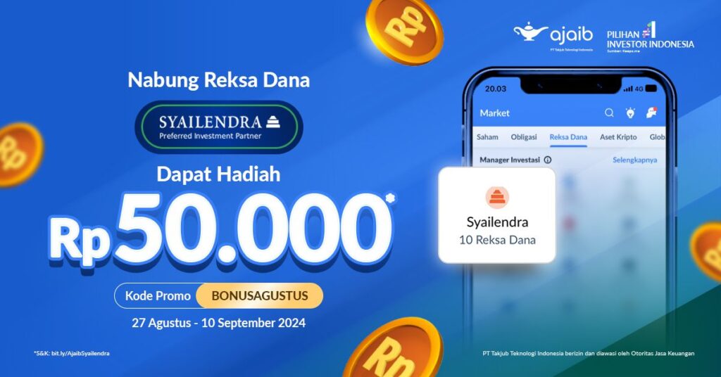 Beli reksadana Syailendra Asset Management dapat hadiah