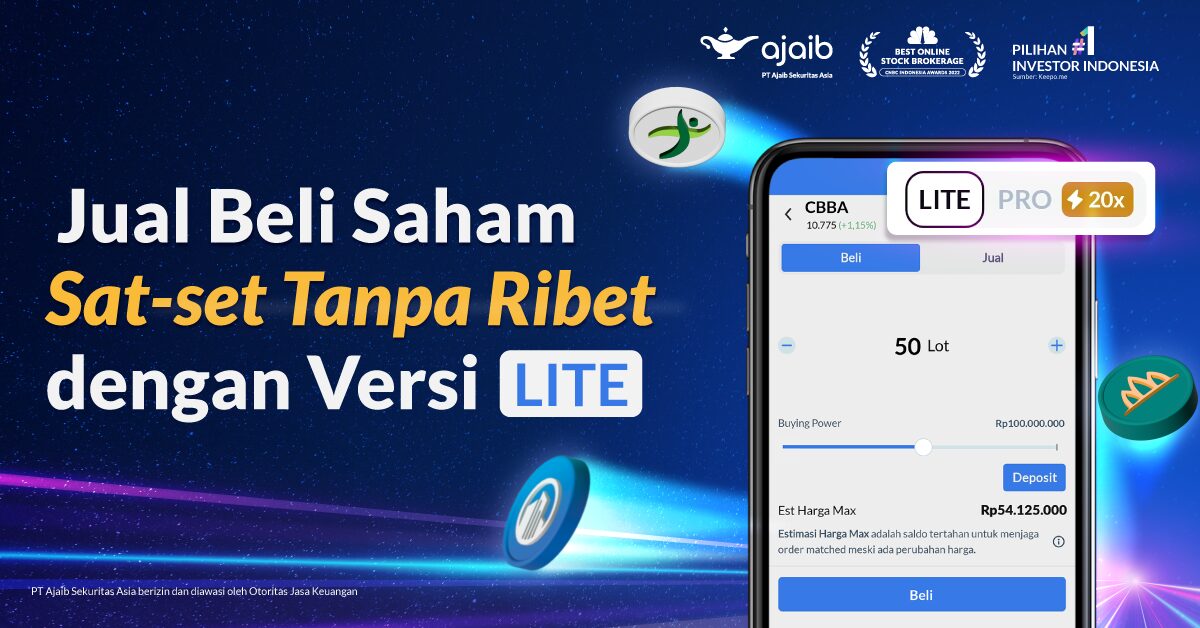 Beli dan Jual Saham Lebih Sat-set Tanpa Ribet dengan Lite