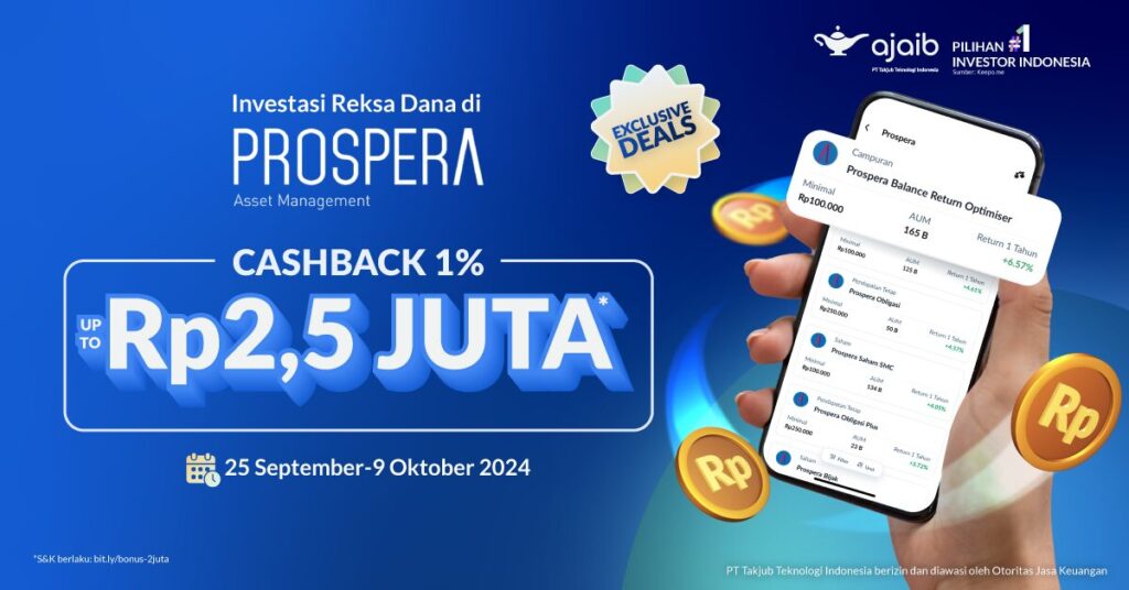 Prospera Cashback 1% September