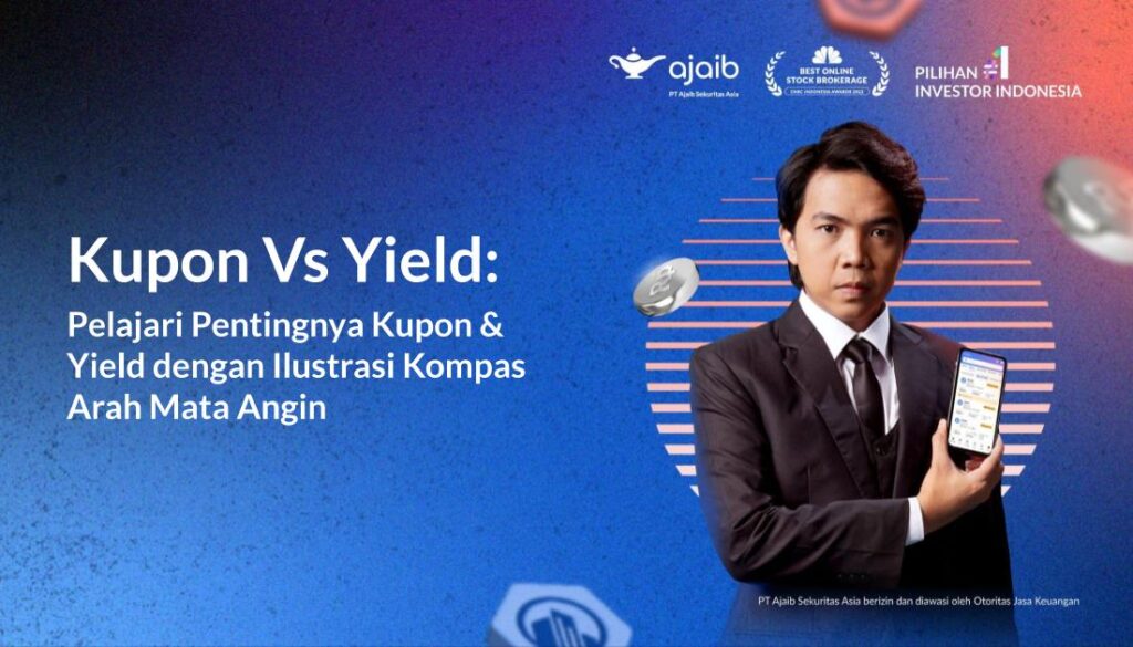 Kupon Vs Yield dengan ilustrasi kompas