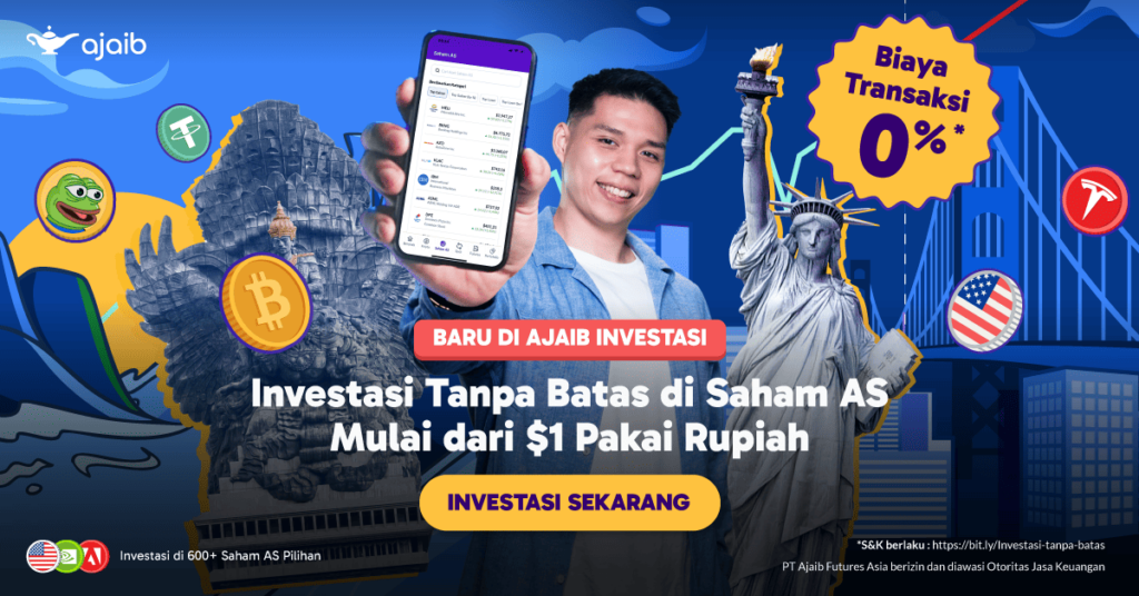 Investasi saham Amerika di Ajaib Investasi