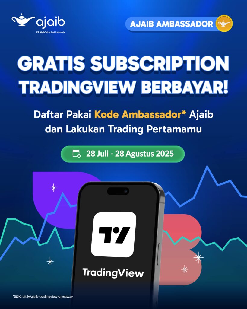Gratis Tradingview Berbayar 1 bulan! Daftar Pakai Kode Ambassador Ajaib dan Lakukan Trading Pertamamu