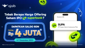 Tebak Berapa Harga Offering Saham SUPA? Ayo Ikutan!