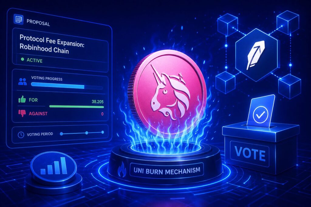 Voting Uniswap Berpotensi Picu "Ledakan" Pembakaran UNI Lewat Robinhood Chain