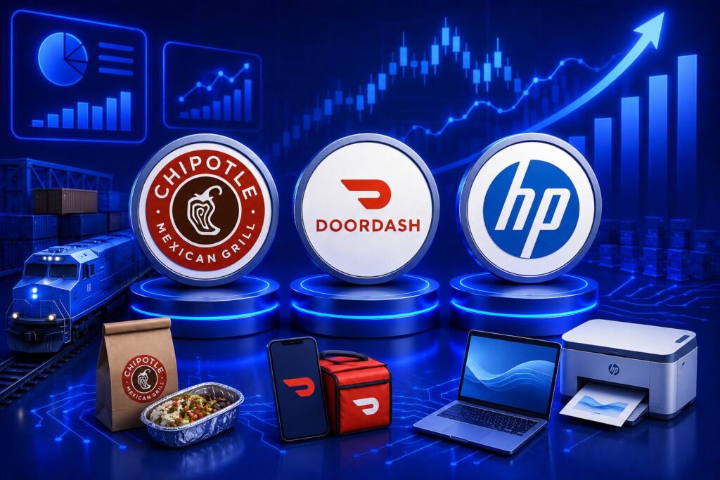 Rekomendasi Saham Amerika Hari Ini (CMG, DASH, HPQ)