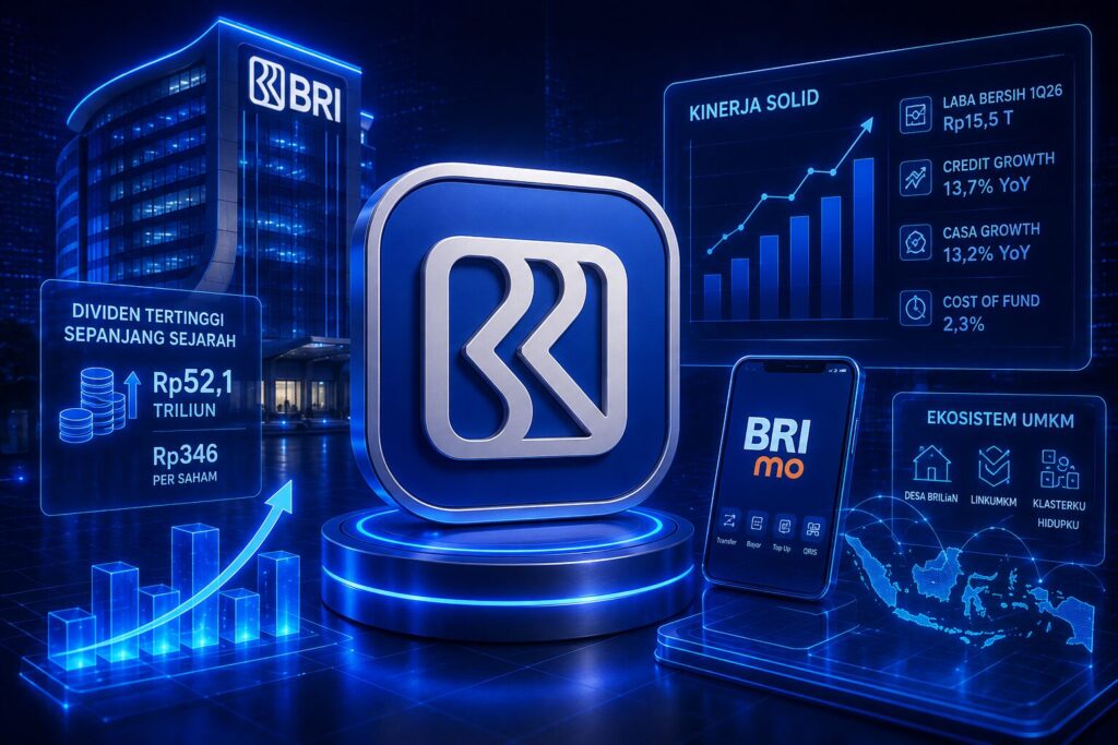BBRI Tebar Dividen Rp52,1 Triliun, Transformasi Bisnis Jadi Katalis Pertumbuhan