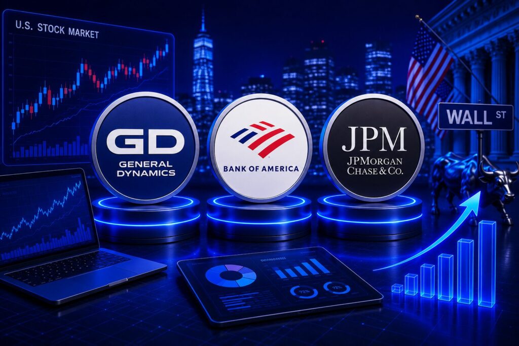 Rekomendasi Saham Amerika Hari Ini (GD, BAC, JPM)