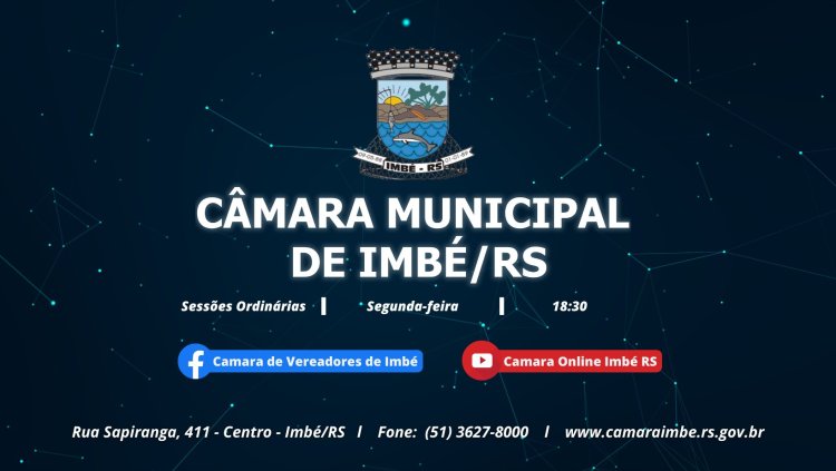 A Câmara de Vereadores de Imbé realizou, na noite desta segunda-feira (03), mais uma Sessão Ordinária, na sede do Legislativo Municipal.