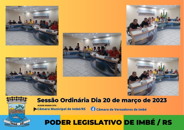A Câmara de Vereadores de Imbé realizou, na noite desta segunda-feira (20), mais uma Sessão Ordinária, na sede do Legislativo Municipal.