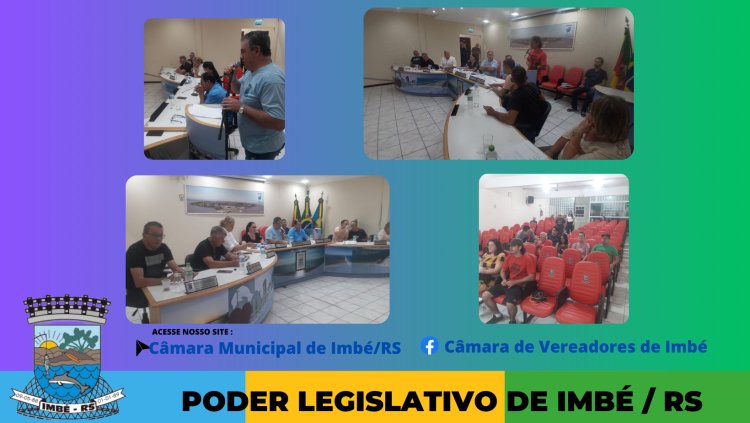 A Câmara de Vereadores de Imbé realizou, na noite desta segunda-feira (10), mais uma Sessão Ordinária, na sede do Legislativo Municipal.