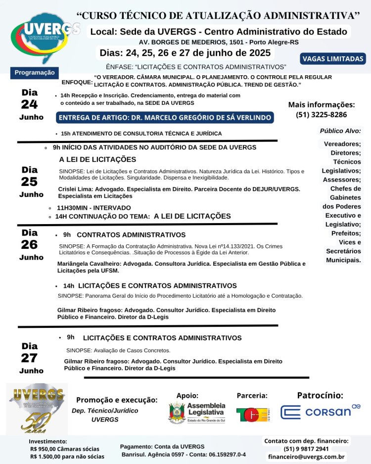 Curso Técnico de Atualização Administrativa