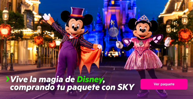 Vive la magia de Disney comprando tu paquete con SKY