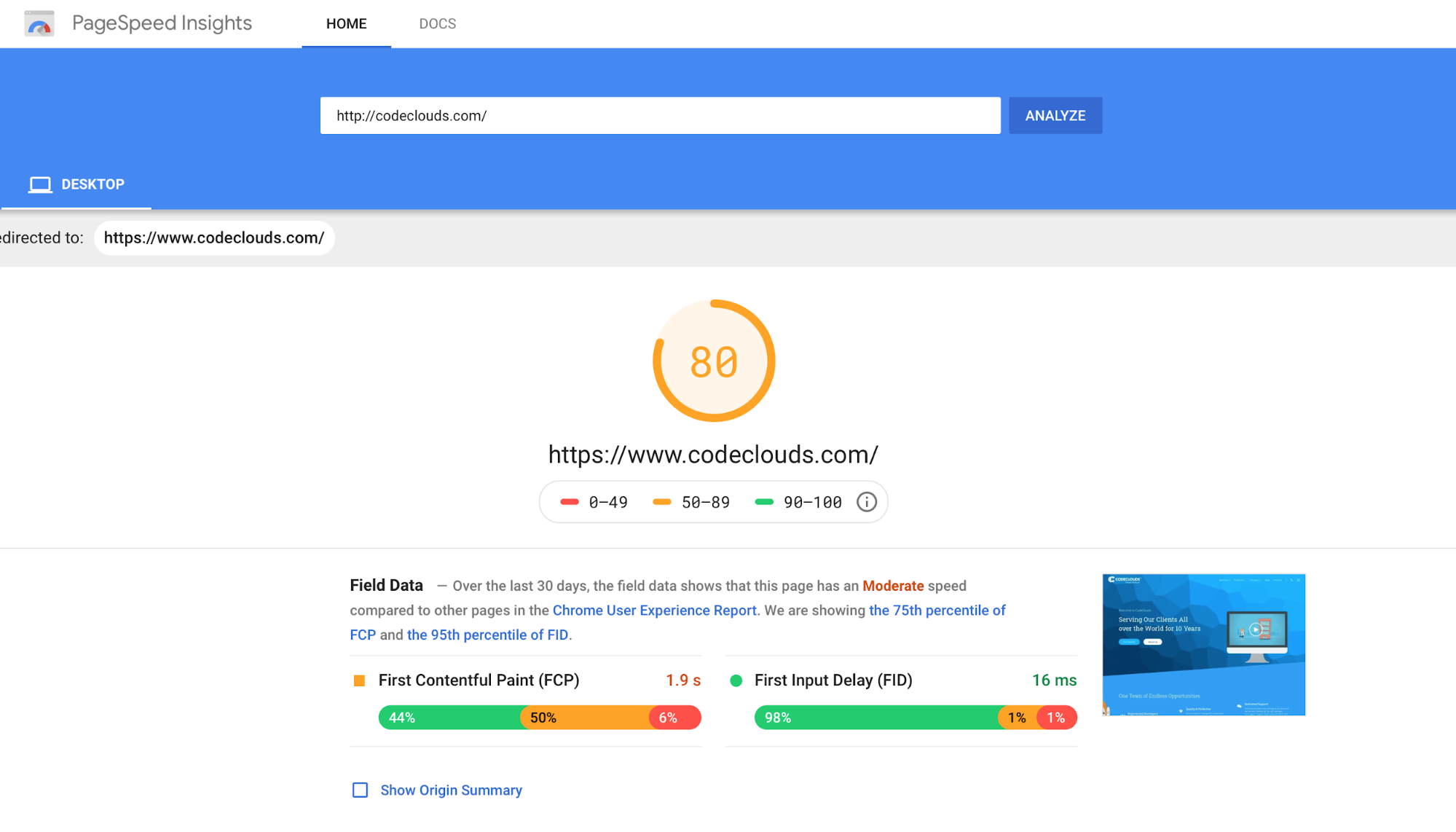 GTmetrix vs Pagespeed Insights