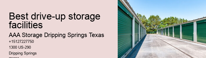 climate controlled storage units Dripping Springs