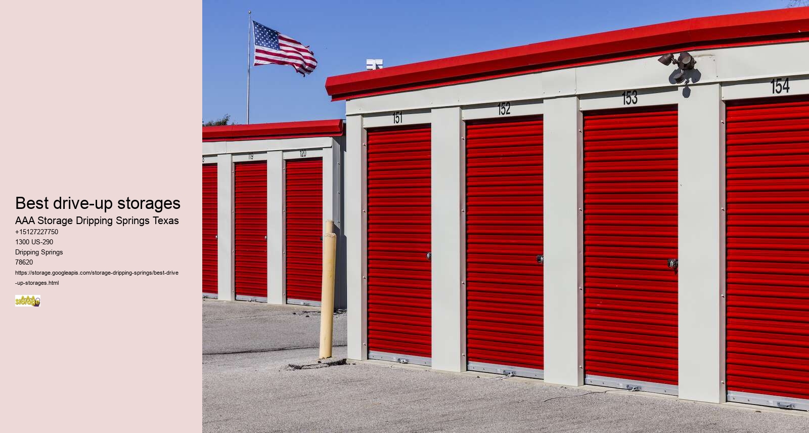 climate controlled self storage facilities Dripping Springs
