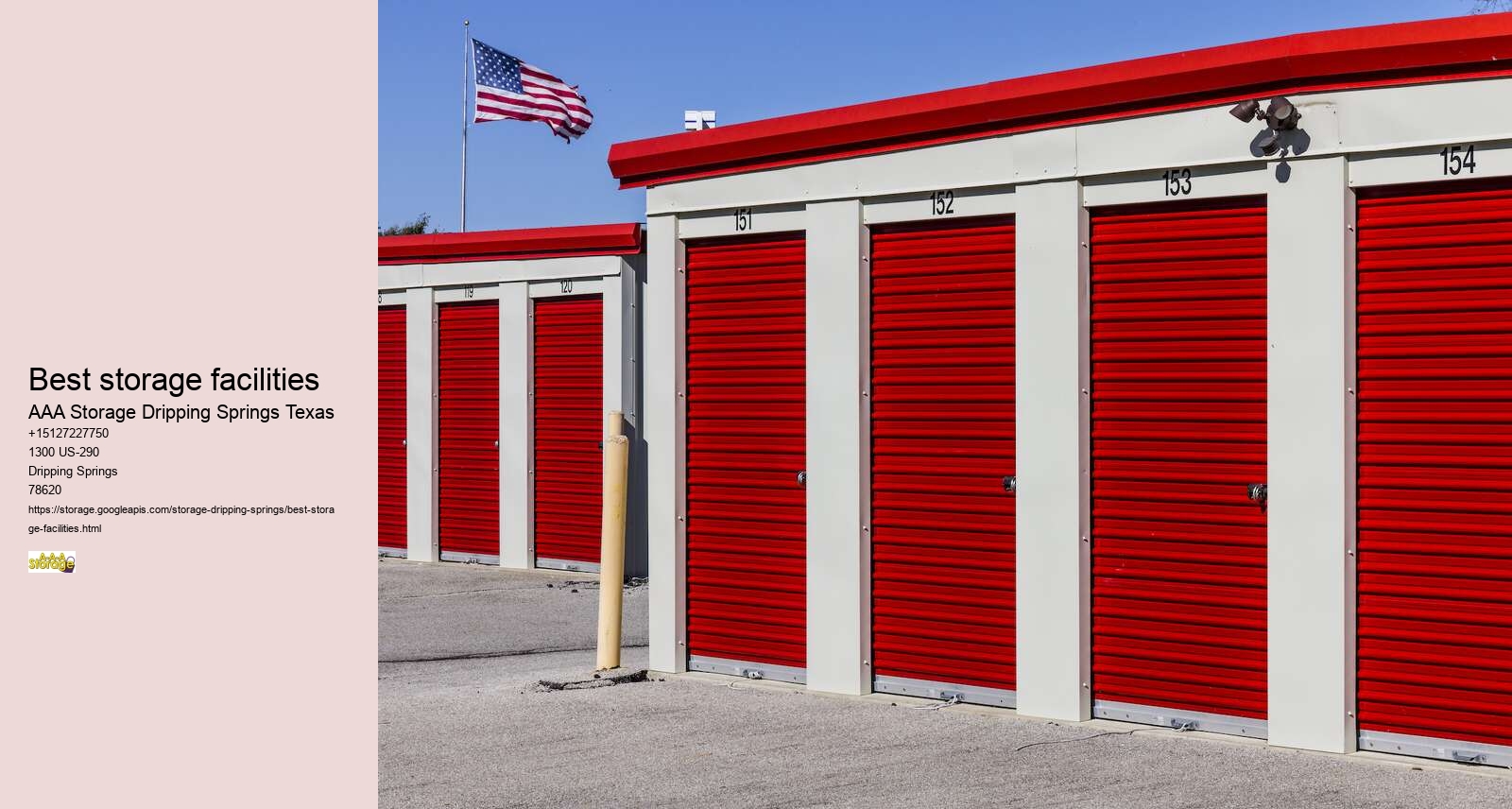 drive-up self storage facilities near me