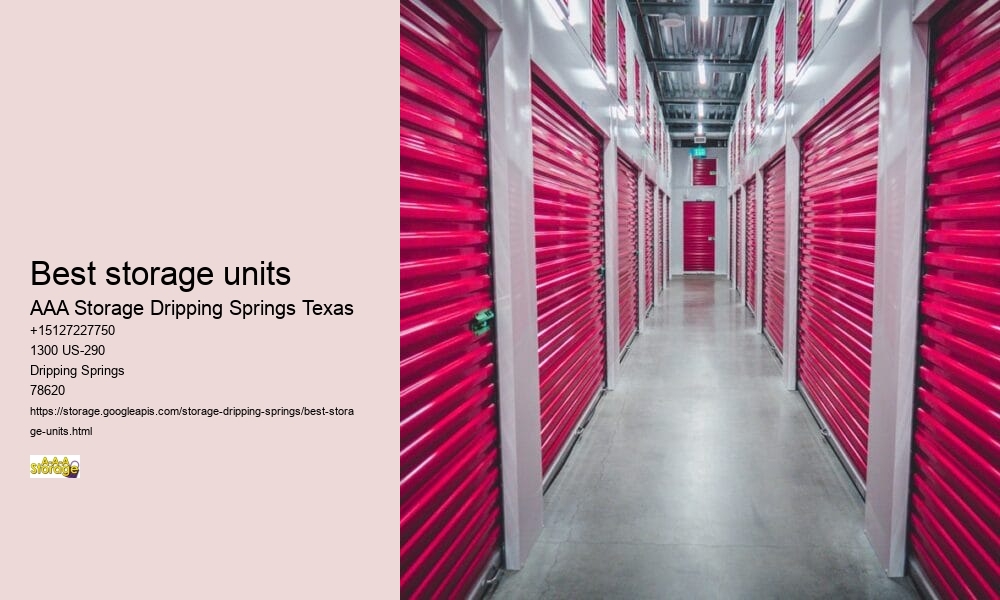 drive-up self storage units near Dripping Springs