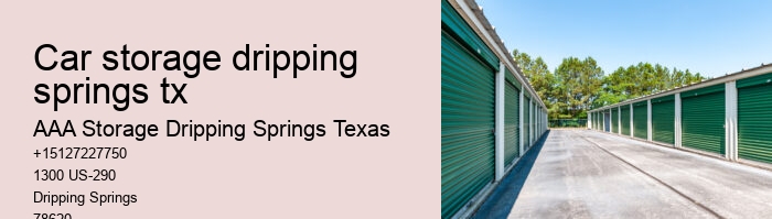 self storage Dripping Springs