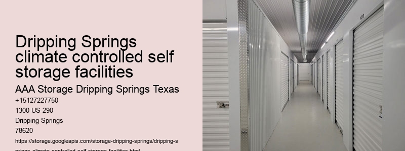 drive-up self storage facility Dripping Springs