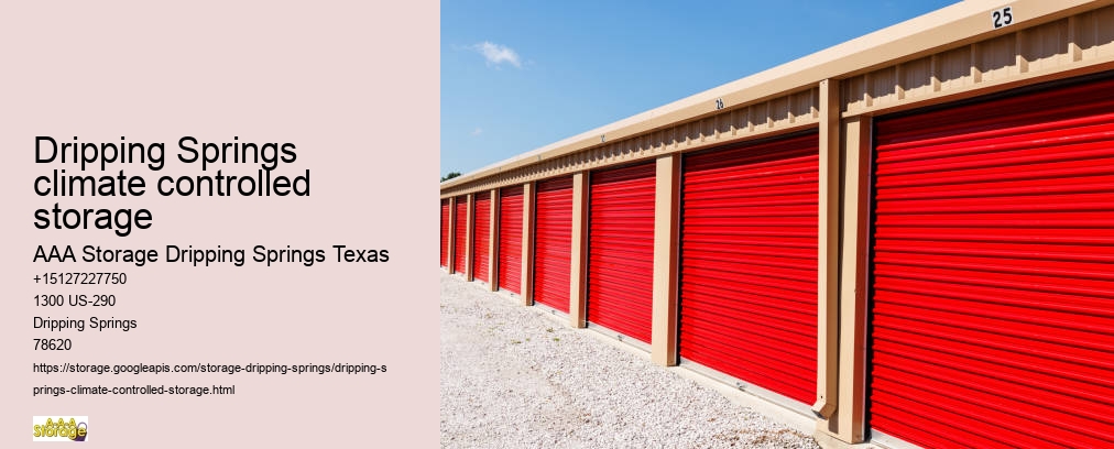 drive-up storage facilities near Dripping Springs