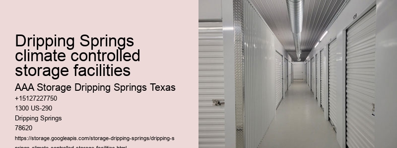 climate controlled storages Dripping Springs