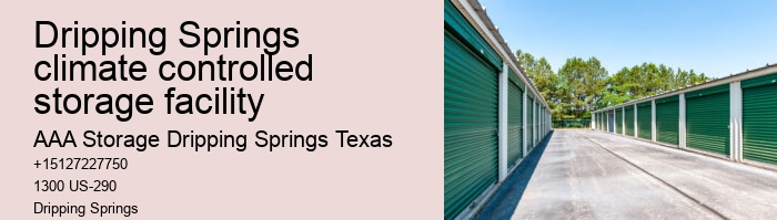 drive-up self storage Dripping Springs