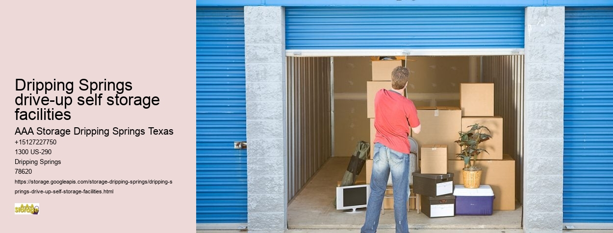 climate controlled storage facility near Dripping Springs