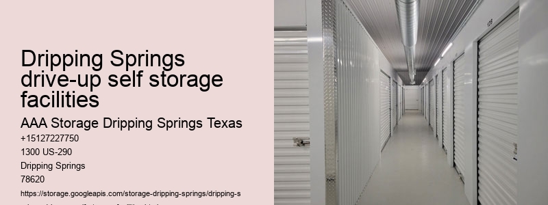 drive-up self storage near Dripping Springs