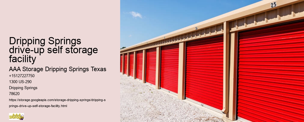 storage facilities dripping springs texas