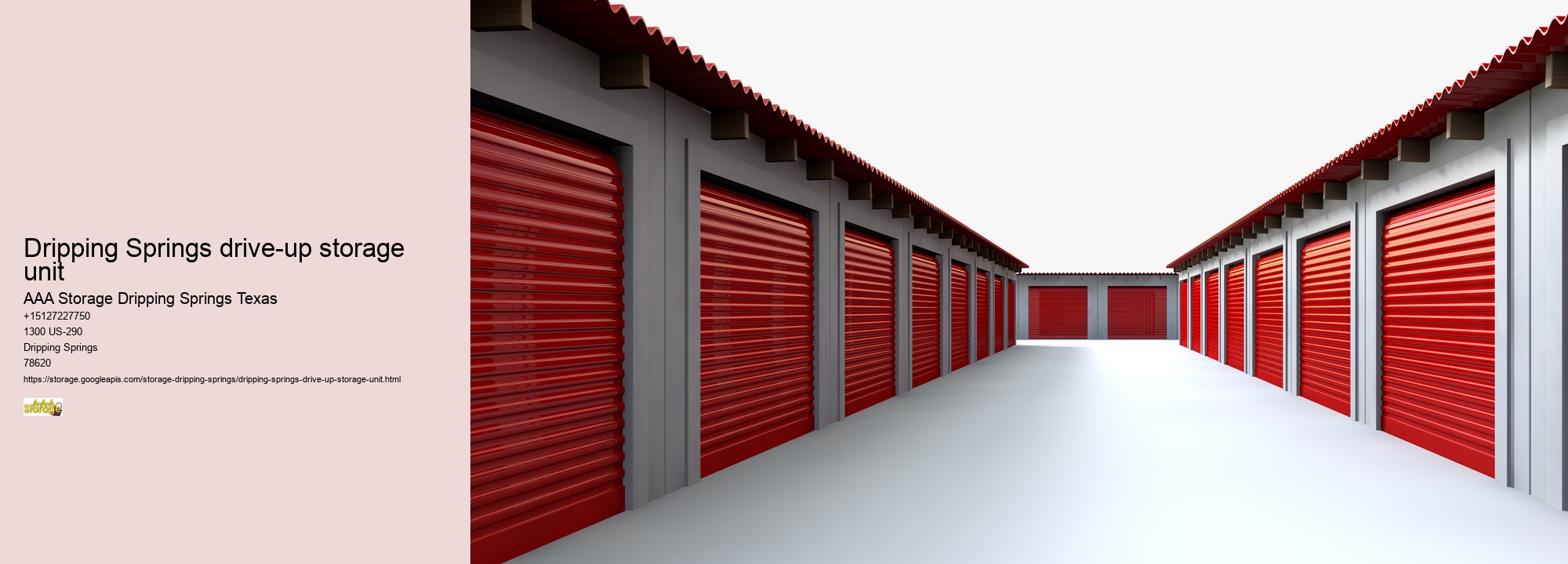 drive-up storage near Dripping Springs