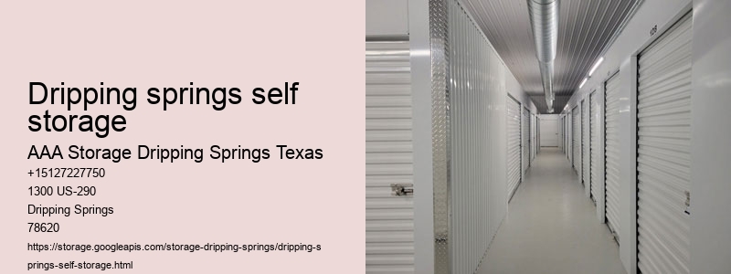 drive-up storage facilities near Dripping Springs