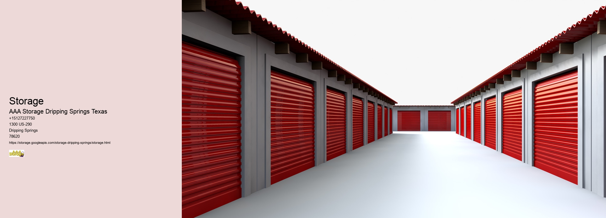 drive-up storage units Dripping Springs