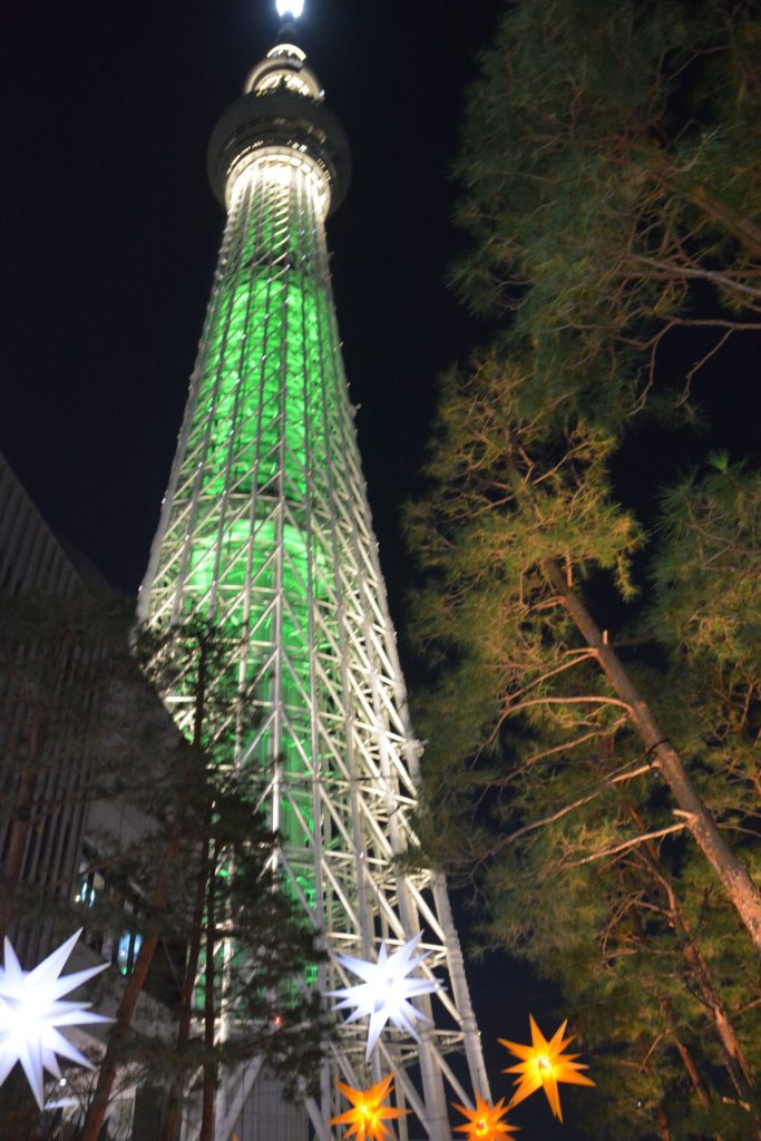 東京スカイツリー ドリームクリスマス のイルミネーションがスカイツリーのライトアップにコラボ オマツリジャパン 毎日 祭日