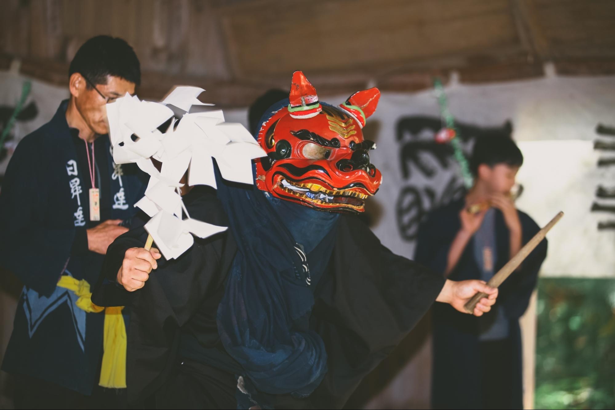 40年ぶりに復活！山村の獅子舞 | 信州池田町｜株式会社オマツリジャパン