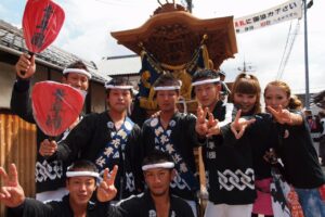 だんじり祭りの祭人