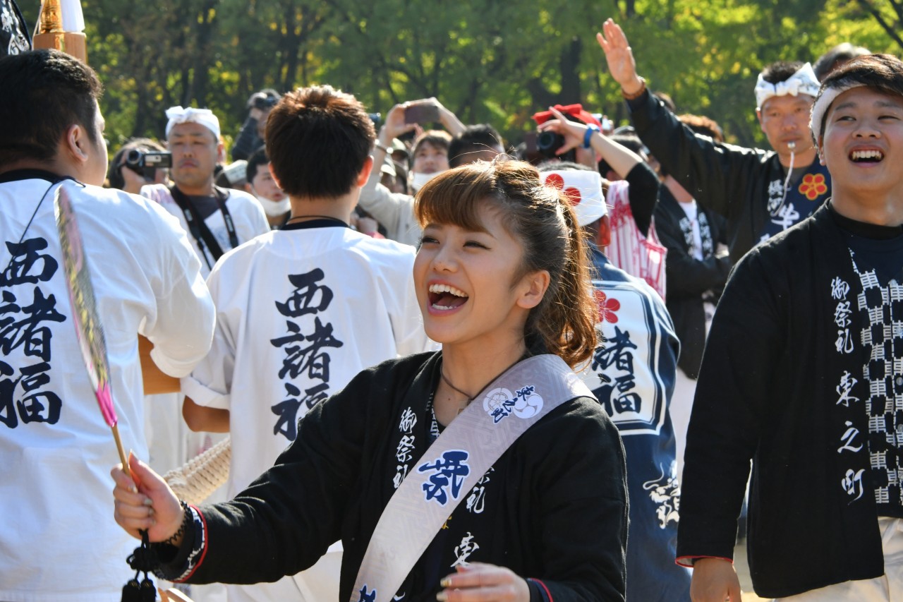 だんじり女子の笑顔76枚 だんじりギャル写真特集 オマツリジャパン あなたと祭りをつなげるメディア