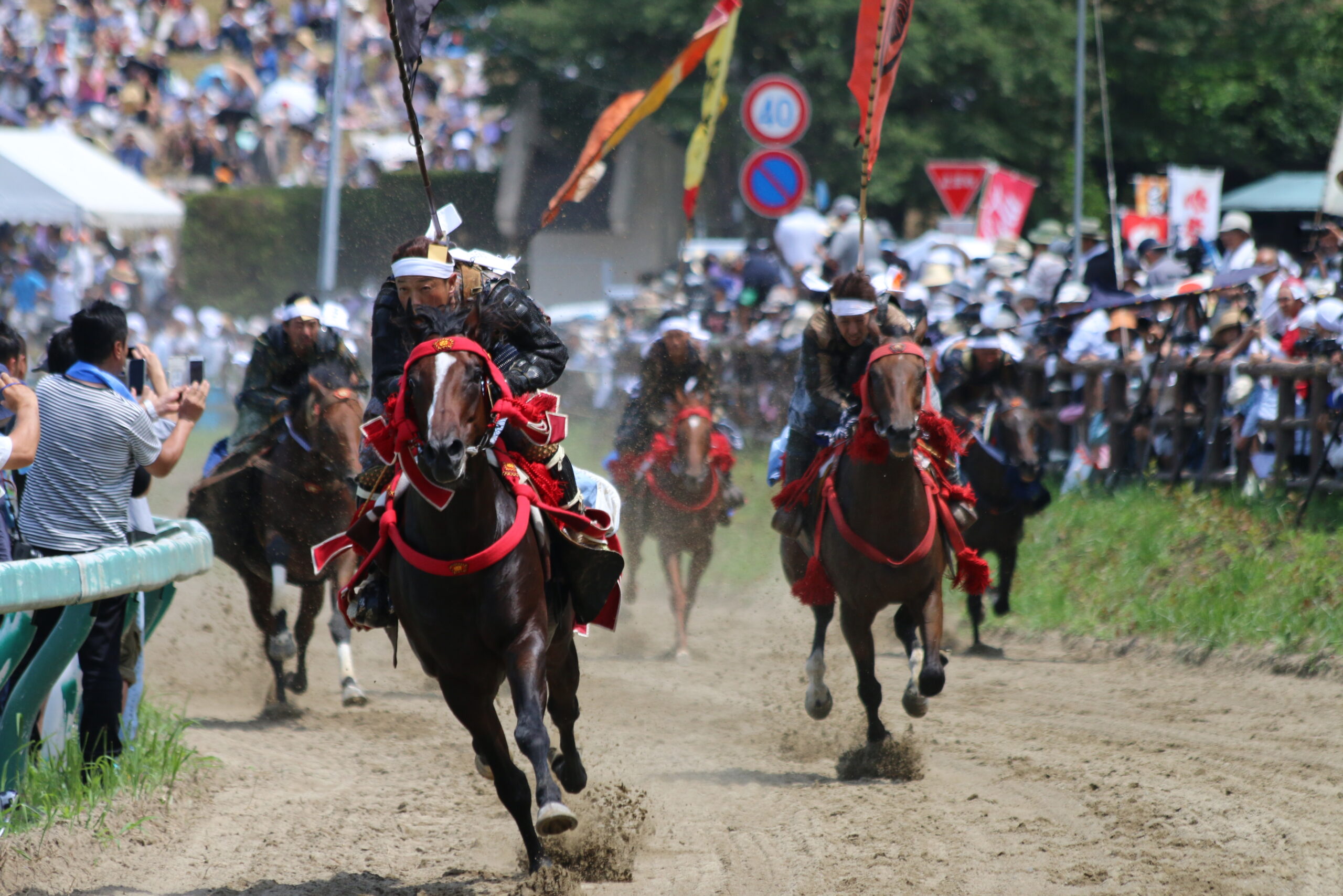 相馬野馬追 騎馬像検討させていただきます - 置物