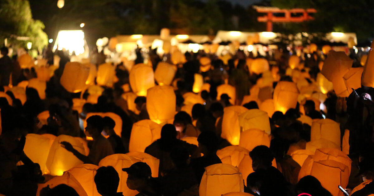 京都七夕スカイランタン祭り2021 七夕に京都の空へ願いを乗せて