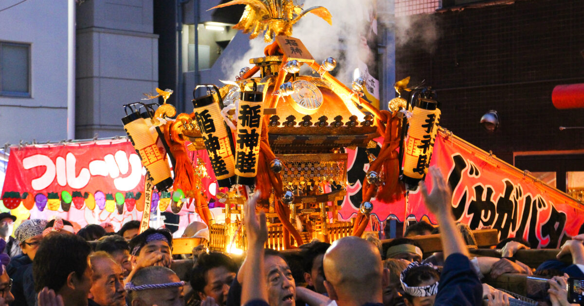 下谷神社 神輿 江戸消防-