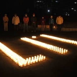 阪神大震災犠牲者の冥福祈る　福島県郡山市で追悼行事