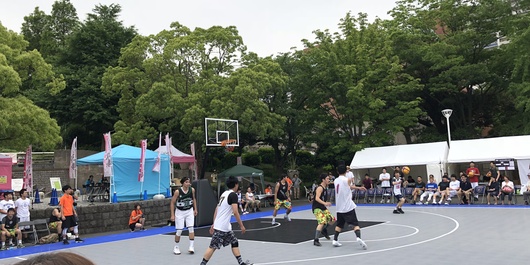 東京オリンピックからの新種目「3x3バスケットボール」の大会、B-corカップ