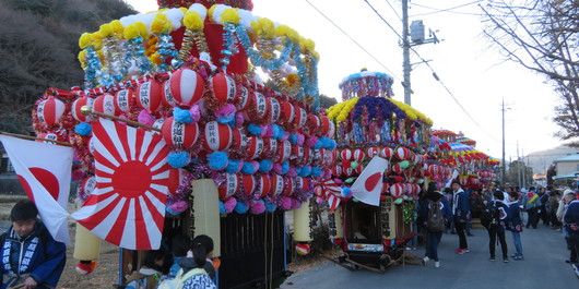 室生神社前にて休憩中