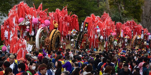 土曜日、日牟禮八幡宮に勢ぞろい