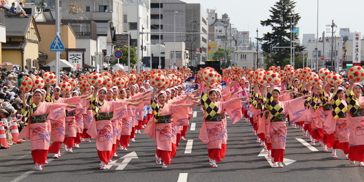 山形花笠まつり｜開催日時、場所、祭り行く方法や見どころを紹介