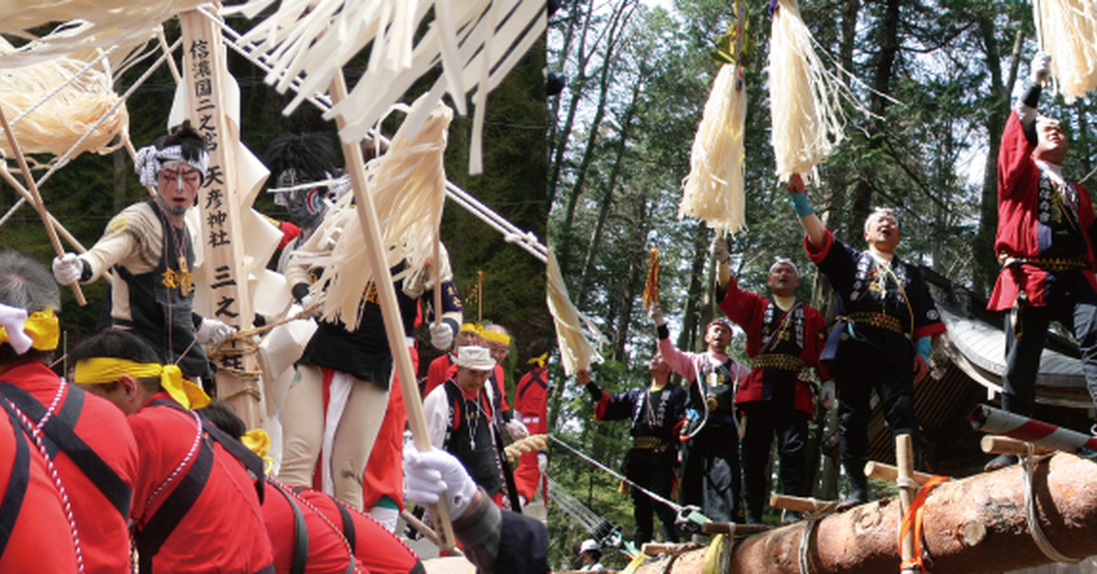 信濃国二之宮小野おんばしら祭｜開催日時、場所、祭り行く方法や