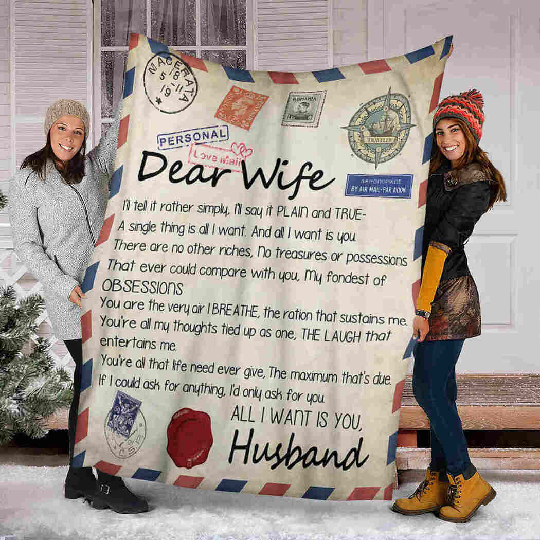 Personalized Blanket For Wife