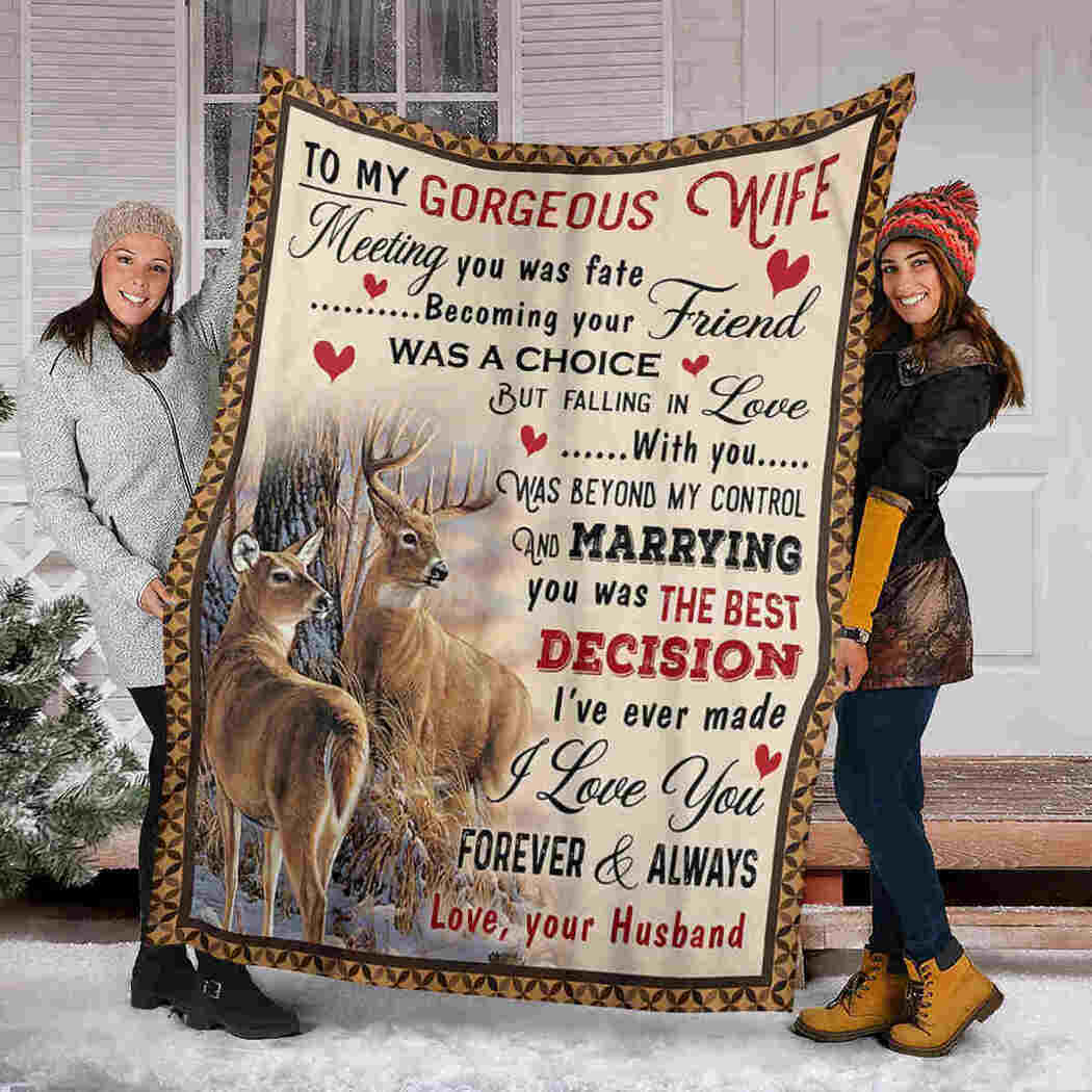 Personalized Blanket For Wife