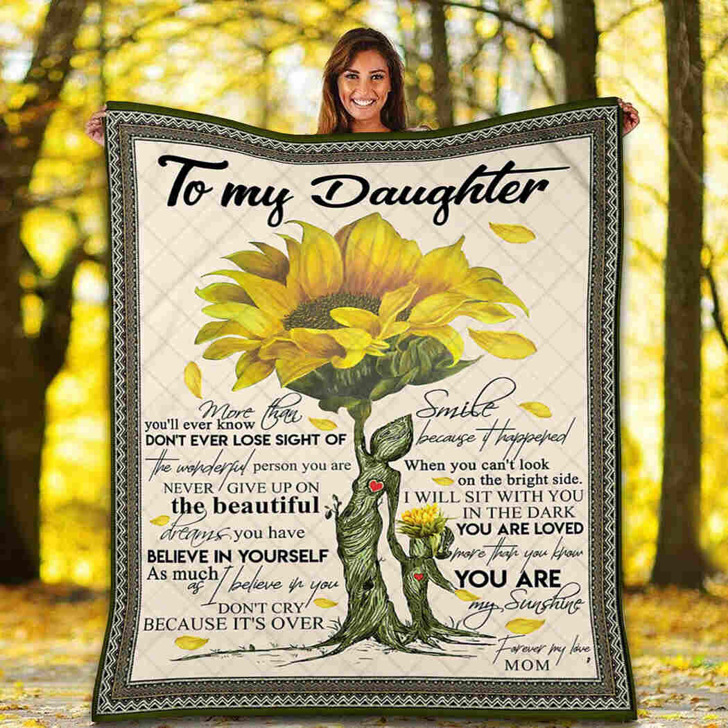 Mother Daughter Blanket - You Are My Sunshine Blanket | 90 LoveHome